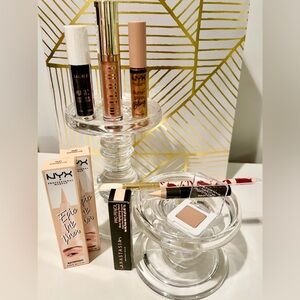 ABH, NYX, Natasha Denona Eye and Lip 8 Piece Set - Nude and Pink Shades NIB